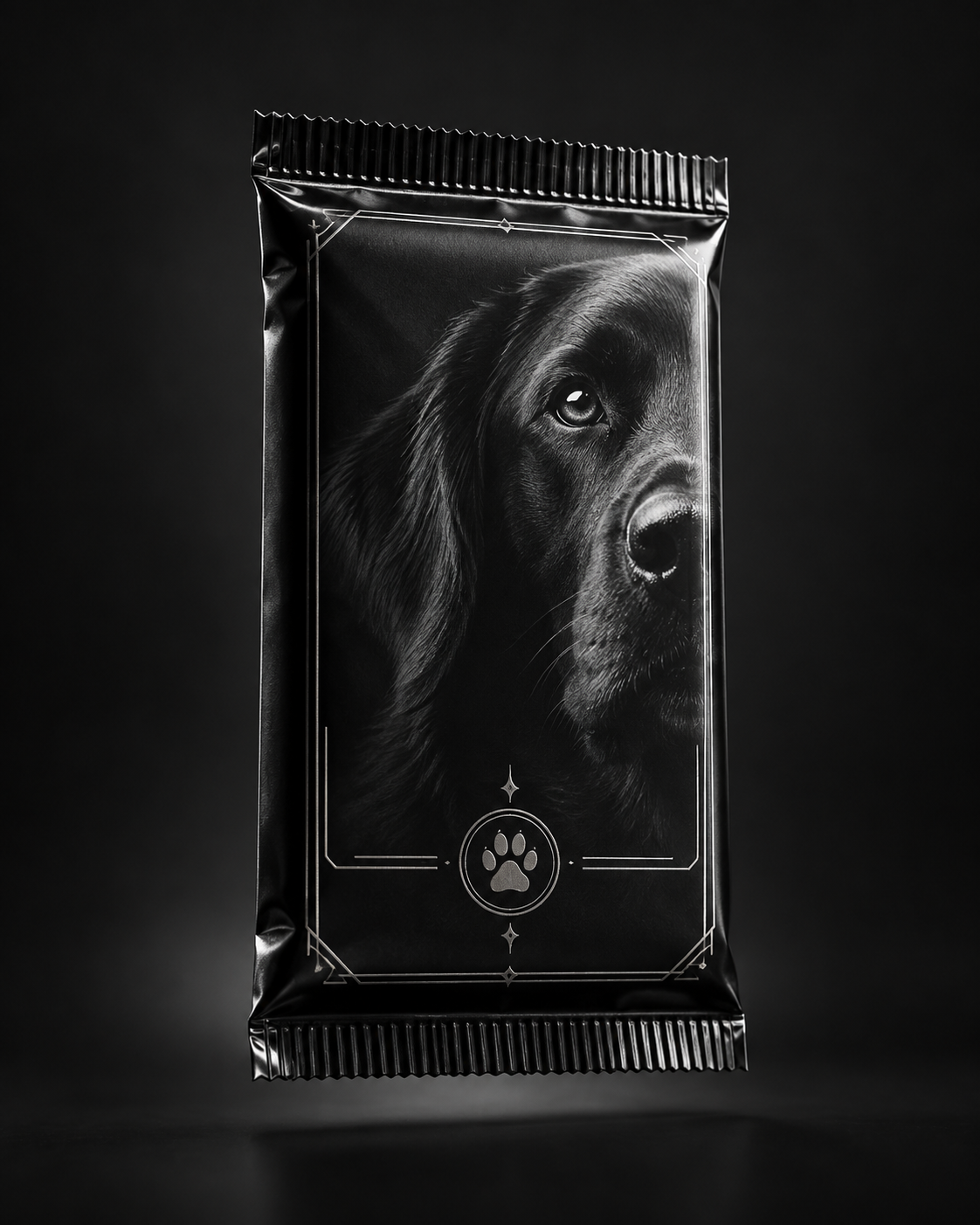 Schwarzes, versiegeltes THE PACK Booster-Pack der ersten Edition als Produktvisualisierung